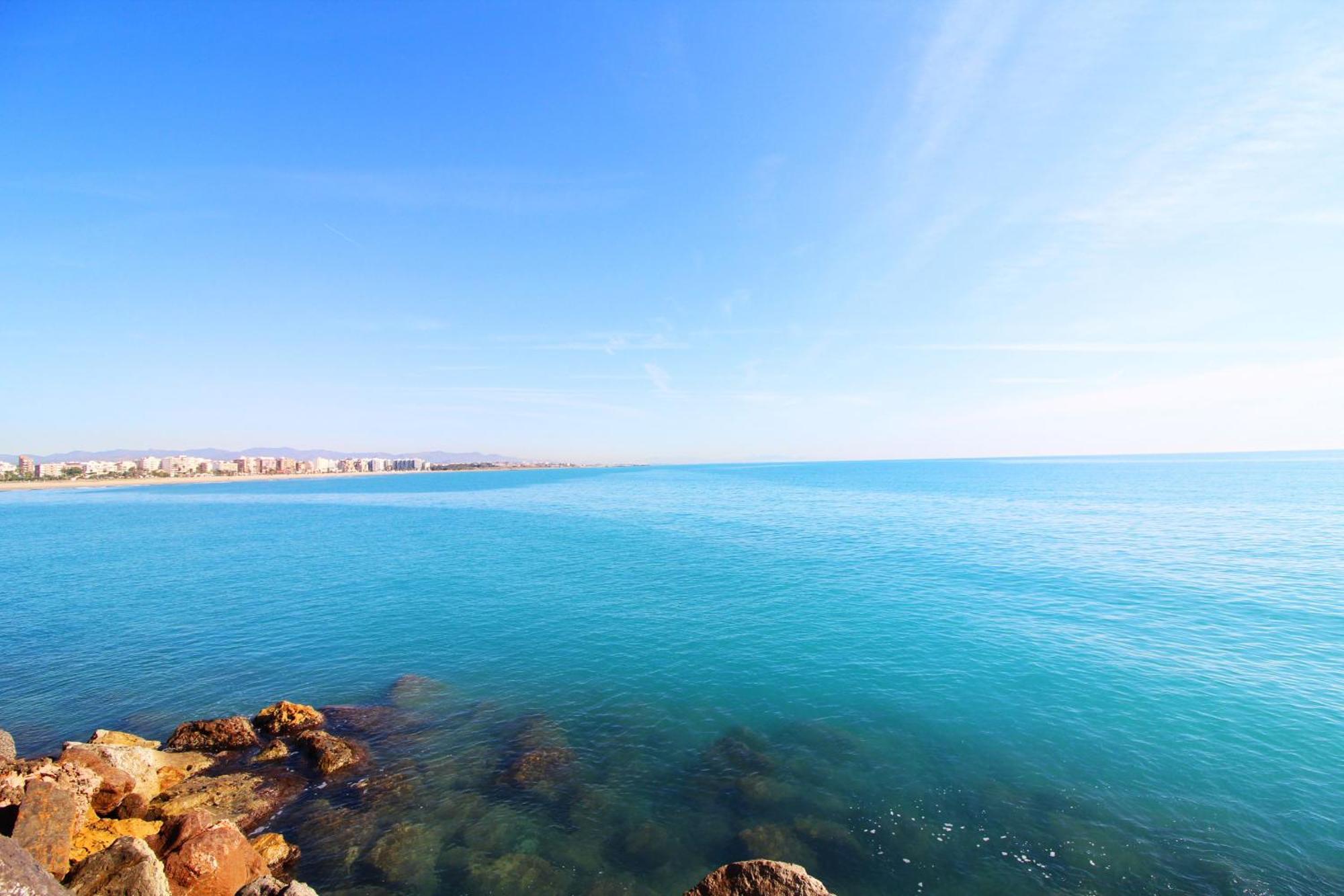 Global Properties, Apartamento Con Terraza E Increibles Vistas Al Mar Sagunto 外观 照片