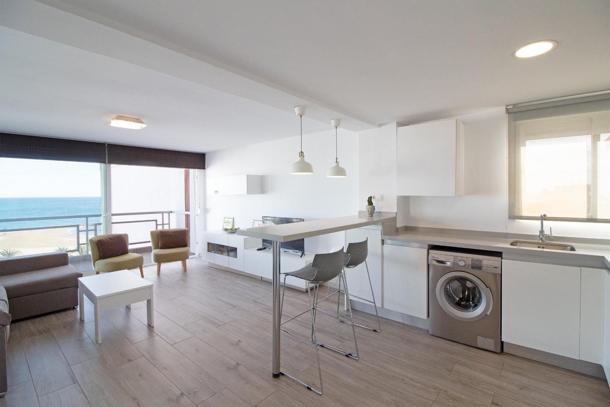 Global Properties, Apartamento Con Terraza E Increibles Vistas Al Mar Sagunto 外观 照片