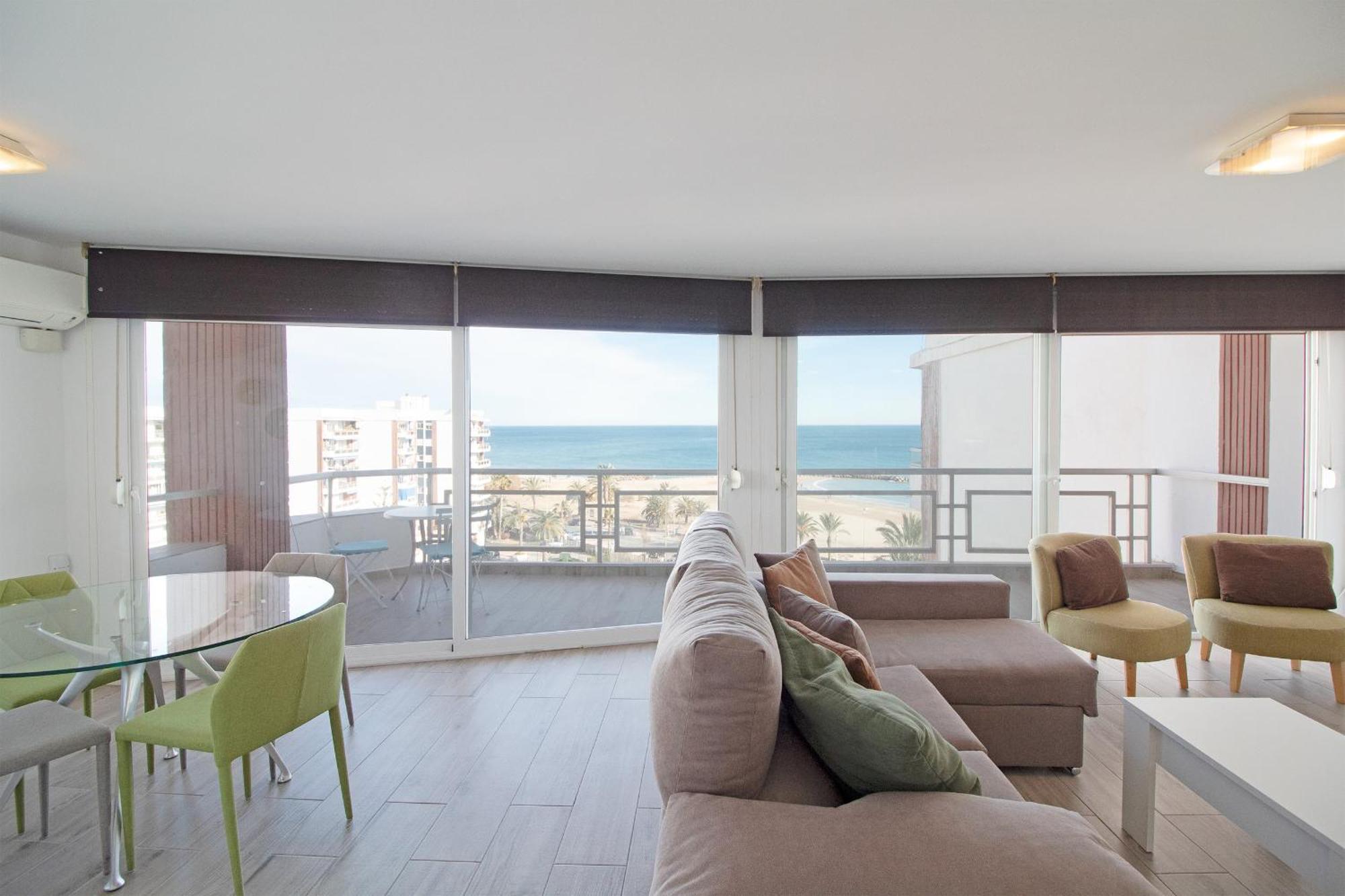 Global Properties, Apartamento Con Terraza E Increibles Vistas Al Mar Sagunto 外观 照片