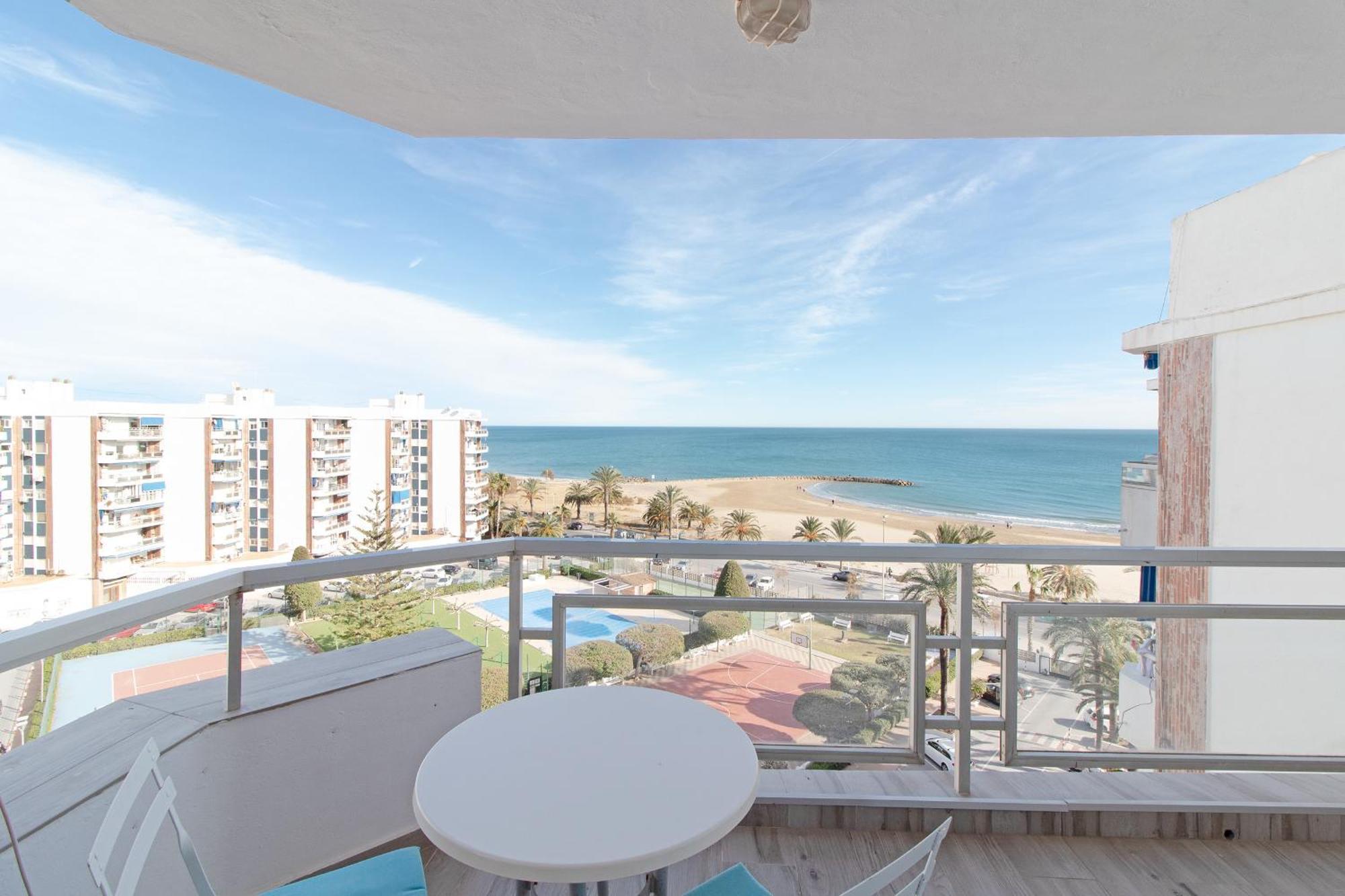Global Properties, Apartamento Con Terraza E Increibles Vistas Al Mar Sagunto 外观 照片